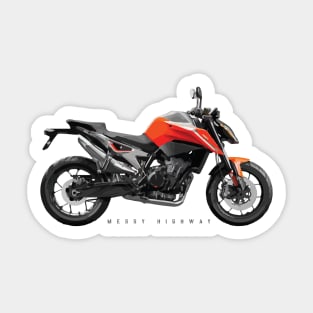 KTM 790 Duke orange sn Sticker